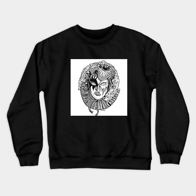 Mask 3 Crewneck Sweatshirt by jerrykirk